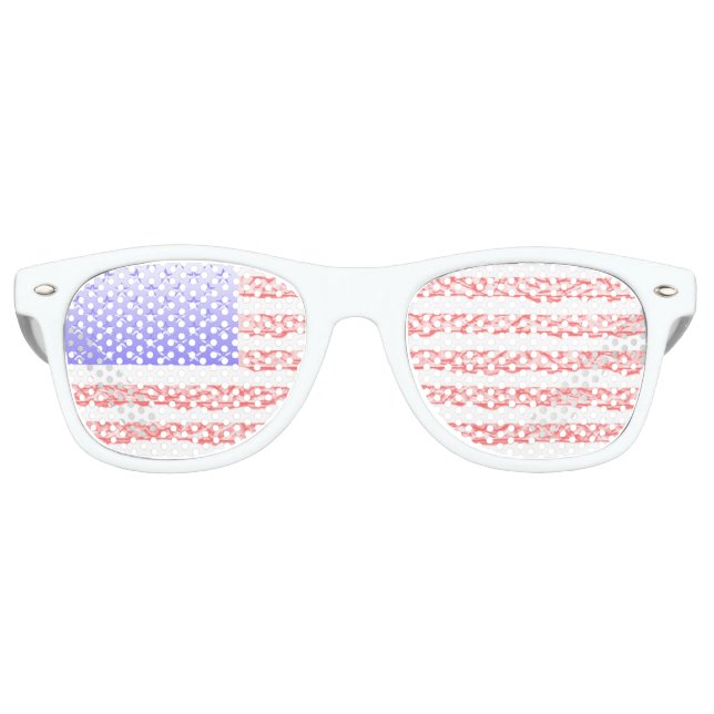GAFAS DE FIESTA RETRO EE.UU. (Anverso)