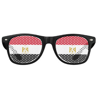 Gafas De Fiesta Retro Egypt flag Party Sunglasses