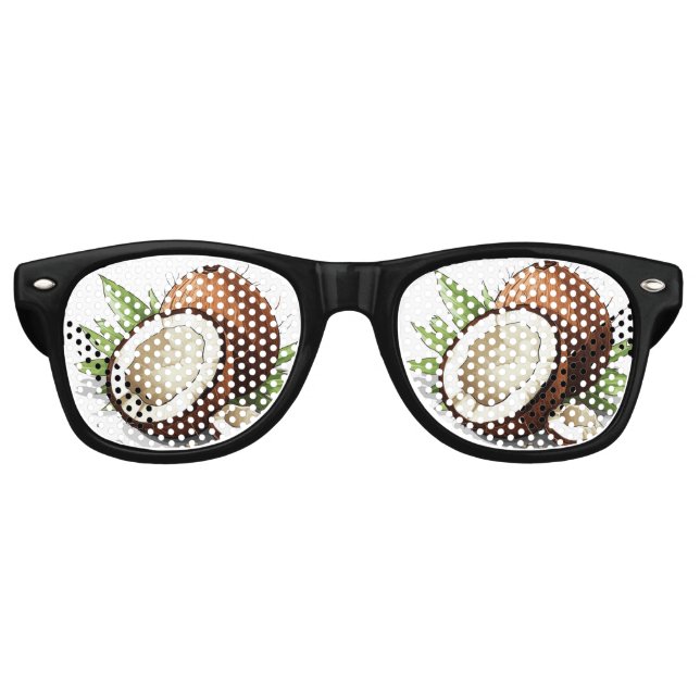 GAFAS DE FIESTA RETRO EL COCONUT DE KAMALA SE SUELE (Anverso)