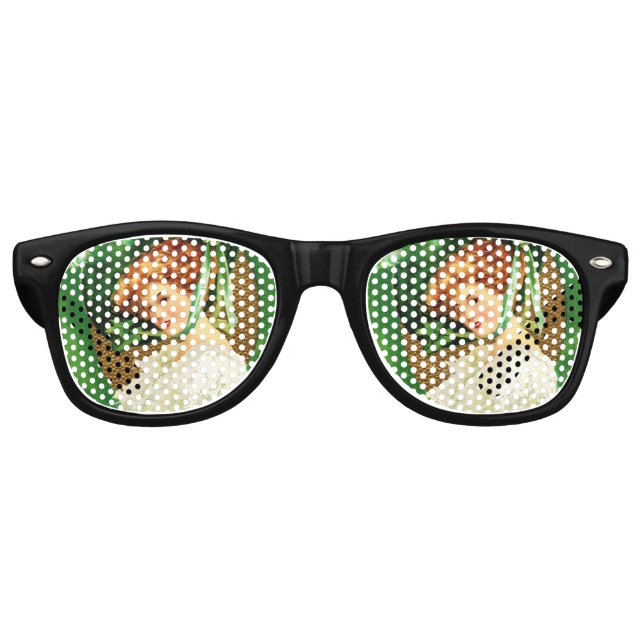 Gafas De Fiesta Retro El desgaste del verde (Anverso)