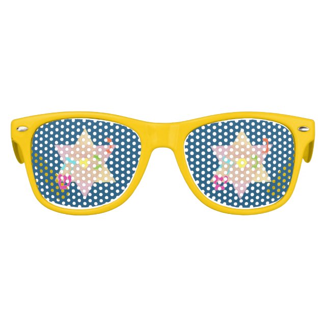 Gafas De Fiesta Retro El milagro del recuerdo de Hanukkah (Anverso)