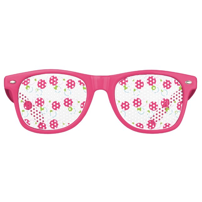 Gafas De Fiesta Retro El partido Polka Dots Favor (Anverso)