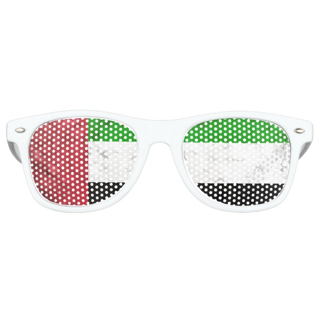 Gafas De Fiesta Retro Emiratos Árabes Unidos (Anverso)