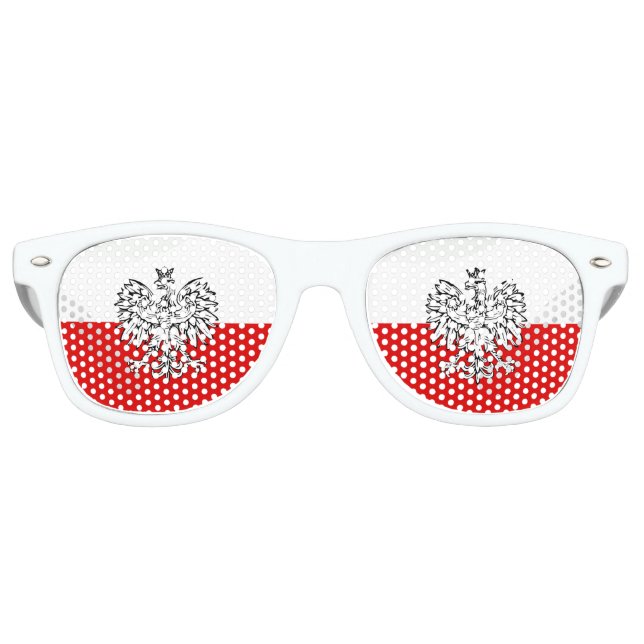 Gafas De Fiesta Retro Escudo de armas de Polonia (Anverso)