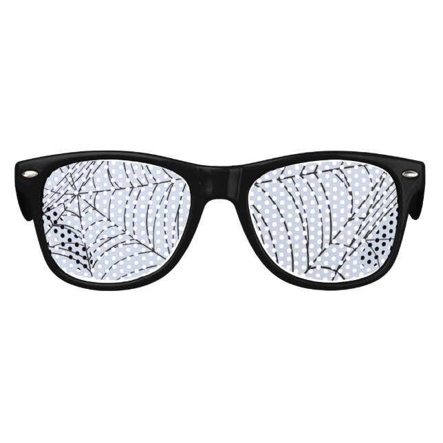 Gafas De Fiesta Retro Espectacular Spiderwebs Creepy Halloween Party (Anverso)