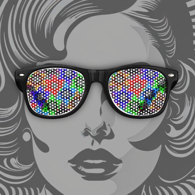 Gafas De Fiesta Retro Estrellas mutli de David Bar Mitzvah (Subido por el creador)