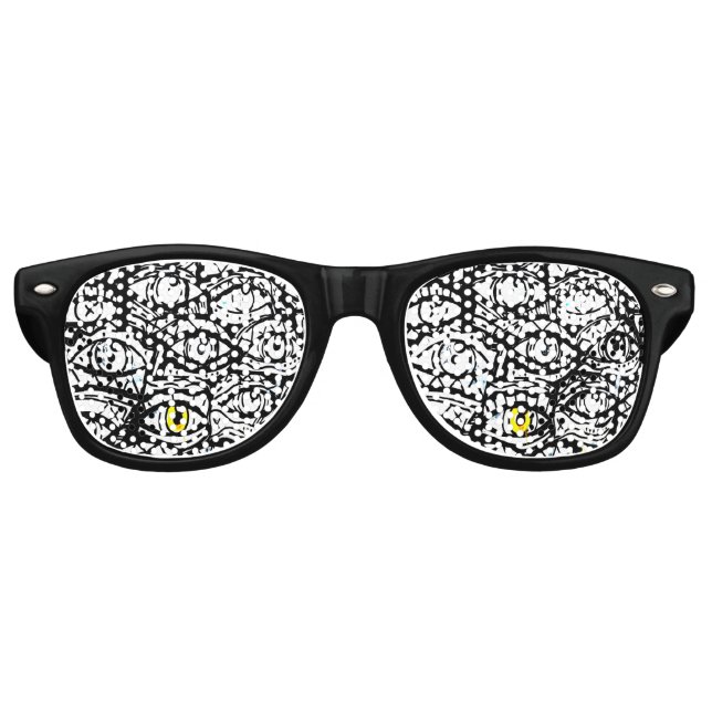 Gafas De Fiesta Retro Expansión de los ojos (Anverso)
