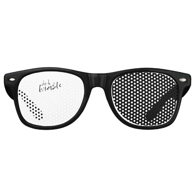 Gafas De Fiesta Retro Extremadamente HUMILDE (Anverso)