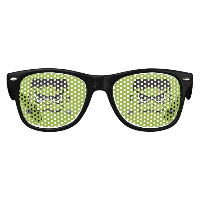 Gafas De Fiesta Retro Face Frankenstein Halloween (Anverso)
