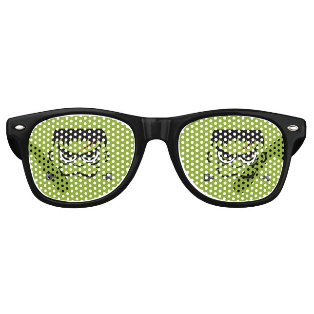 Gafas De Fiesta Retro Face Frankenstein Halloween (Anverso)
