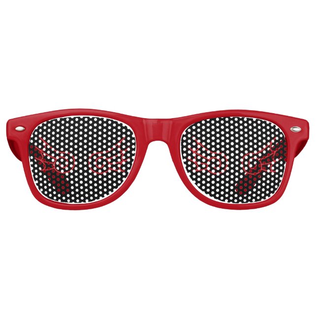 Gafas De Fiesta Retro Falln Chibi Demon Wings (Anverso)
