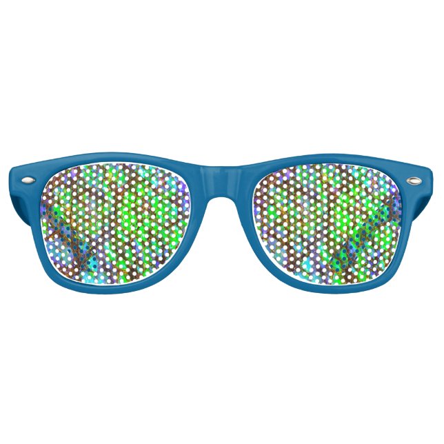 Gafas De Fiesta Retro Faln Peacock Ammolite (Anverso)