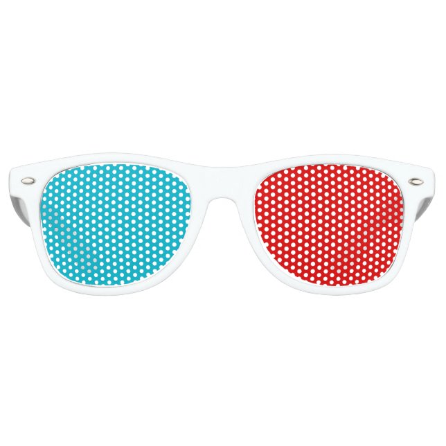Gafas De Fiesta Retro falso 3D (Anverso)