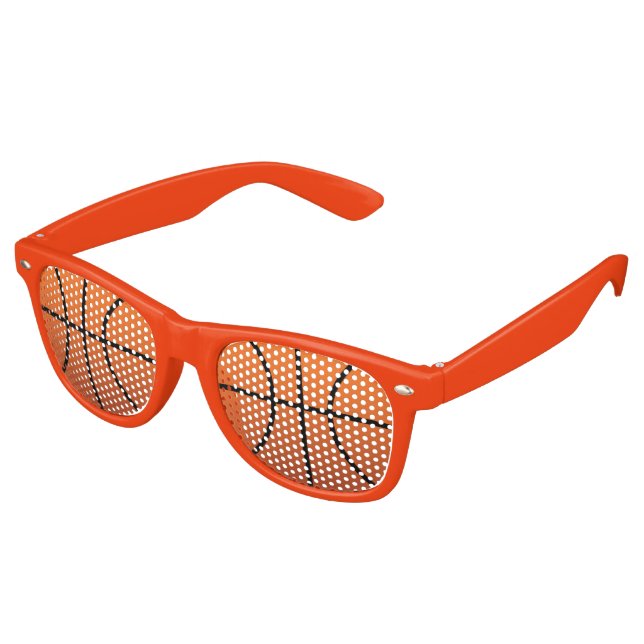 Gafas De Fiesta Retro Fanático del baloncesto deportivo (Ángulo)