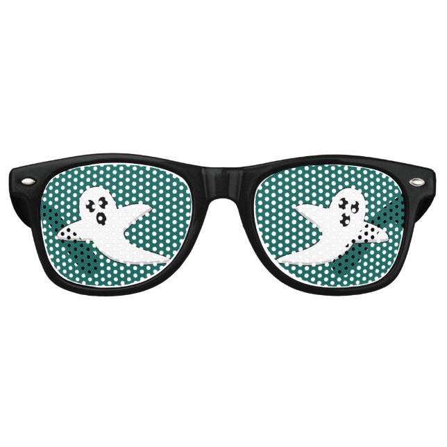 Gafas De Fiesta Retro Fantasma Cuta (Anverso)