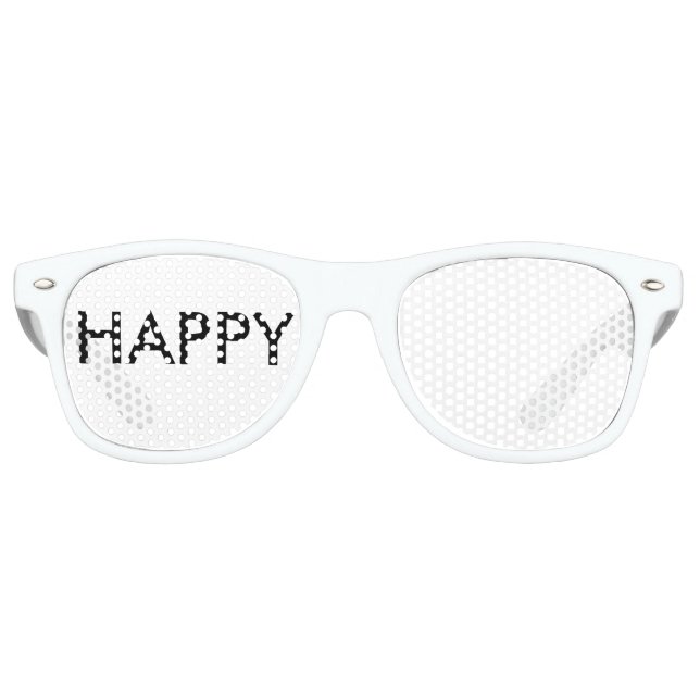 GAFAS DE FIESTA RETRO FELIZ (Anverso)