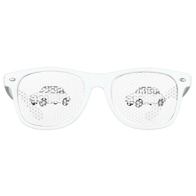 Gafas De Fiesta Retro Fiat 500 Topolino (Anverso)