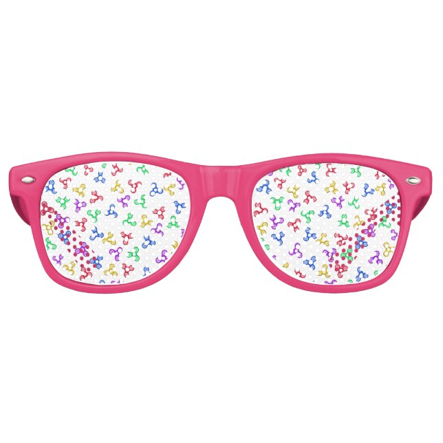Gafas De Fiesta Retro Fidget Spinners (Anverso)