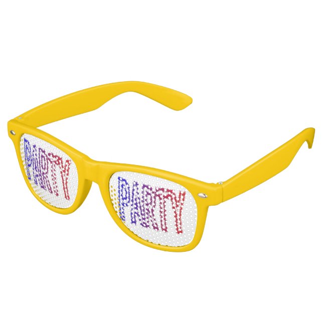 Gafas De Fiesta Retro Fiesta (Ángulo)