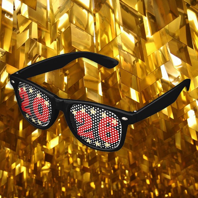 Gafas De Fiesta Retro fiesta de Nochevieja 2026 Swag Sungafas Shades (2026 New Years Eve Party Swag Sunglasses Shades)