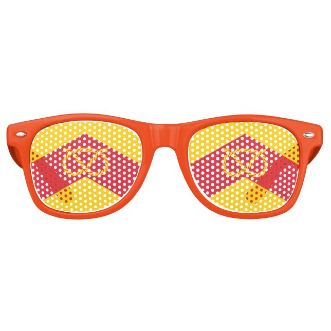 Gafas De Fiesta Retro Flag of Staffordshire Retro Sunglasses (Anverso)