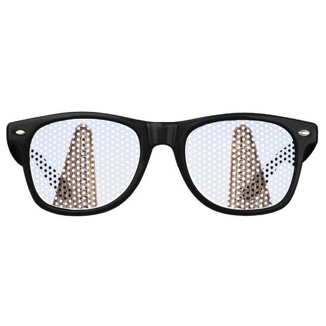 Gafas De Fiesta Retro Flatiron building postcard (Anverso)
