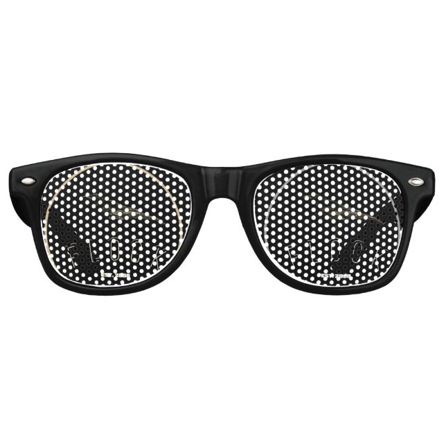 GAFAS DE FIESTA RETRO FLOCKAVELYZ VER THRU (Anverso)