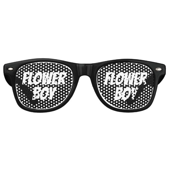 Gafas De Fiesta Retro Flower Boy (Anverso)