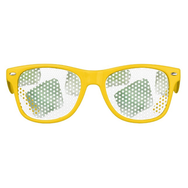 Gafas De Fiesta Retro Fluorita (Anverso)