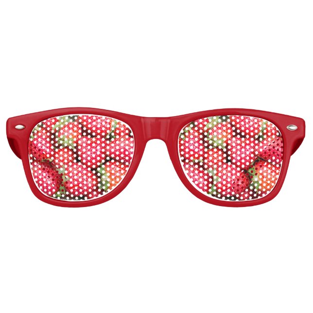 Gafas De Fiesta Retro Fresas (Anverso)