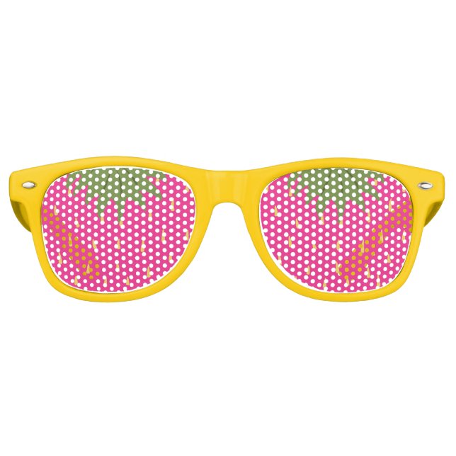 Gafas De Fiesta Retro Fruto Fresa (Anverso)