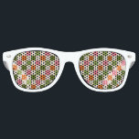 Gafas De Fiesta Retro Fun Retro Check | Kids Birthday Favor<br><div class="desc">Estas divertidas gafas de sol fiesta están diseñadas con un diseño retro de tablero de ajedrez en color rosa, naranja, verde oliva y crema. Sencillo y lindo - perfecto para una fiesta de cumpleaños u otra ocasión especial! ¡Genial para el propio fiesta o para los favores de envío a casa!...</div>