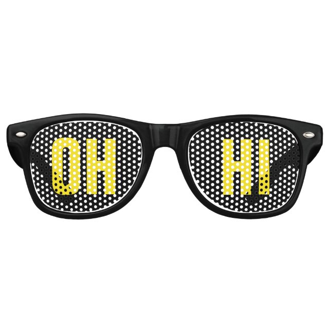 Gafas De Fiesta Retro Fun Retro Fiesta OH HI (Anverso)