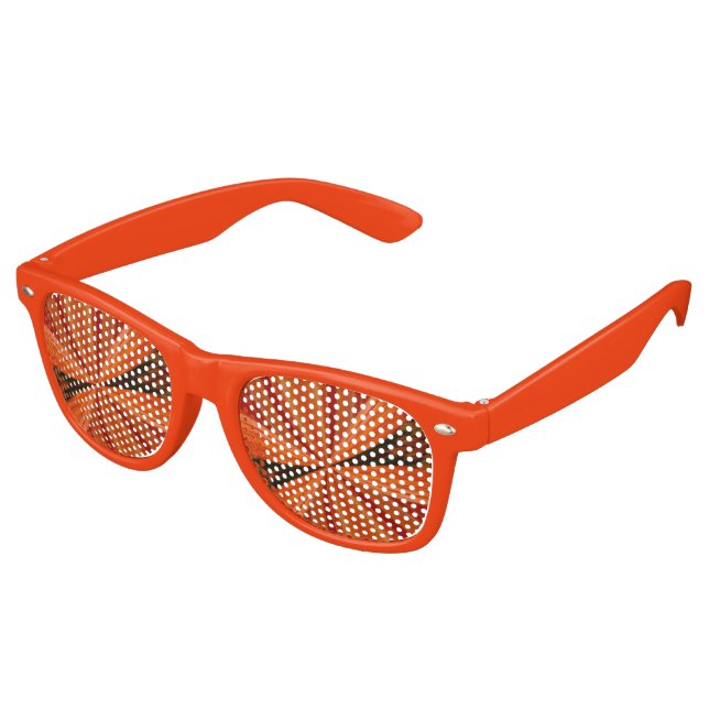 Gafas De Fiesta Retro Funky Naranja (Ángulo)