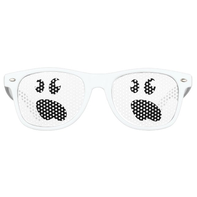 Gafas De Fiesta Retro Funny cara fantasma Disfraz de disfraces de Hallow (Anverso)