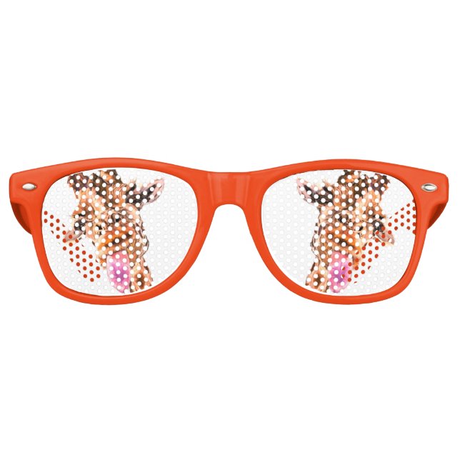 Gafas De Fiesta Retro Funny Giraffe Sunglasses (Anverso)