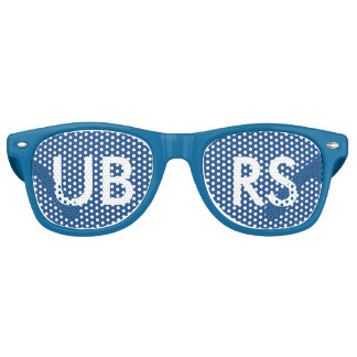 Gafas De Fiesta Retro ¡Gafas UBRS BLUE para FANS!