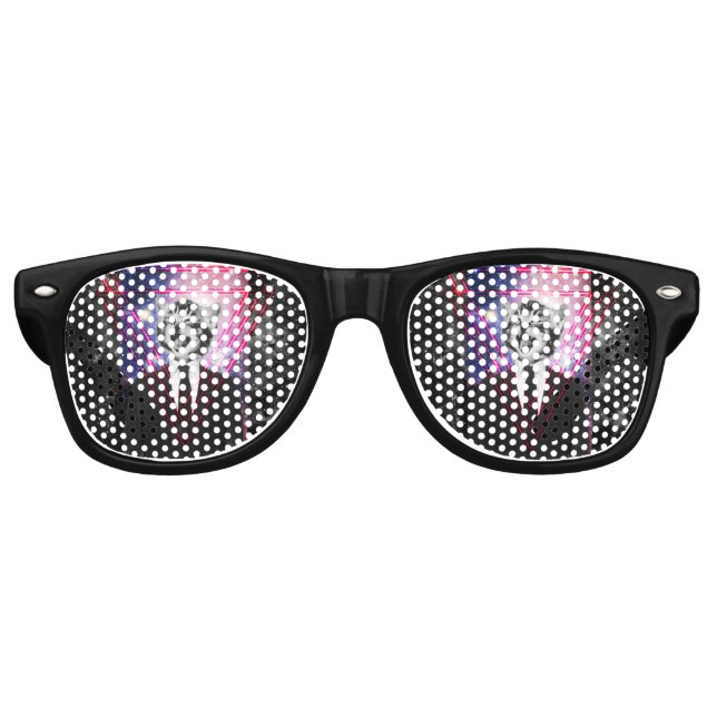 Gafas De Fiesta Retro Gato de Illuminati (Anverso)