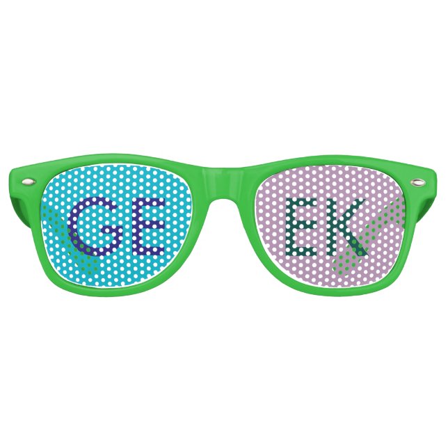 GAFAS DE FIESTA RETRO GEEK SUNGLASSES (Anverso)