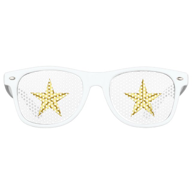 Gafas De Fiesta Retro General Militar Estrella del Oro (Anverso)