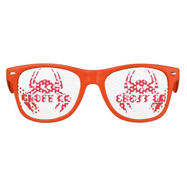 Gafas De Fiesta Retro Ghost Go Spooky Season (Anverso)