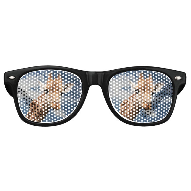 GAFAS DE FIESTA RETRO GIRAFFE NOVEDAD FUNNY SOMBRILLA SOMBRAS (Anverso)
