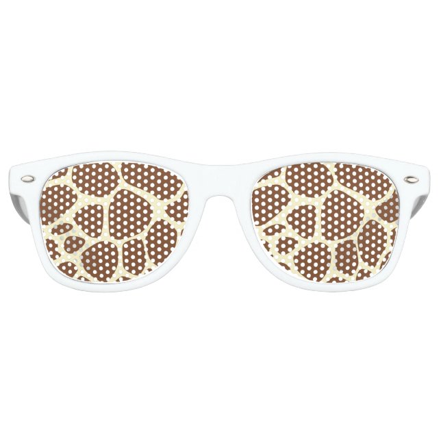 Gafas De Fiesta Retro Giraffe Print Fiestas Shades (Anverso)