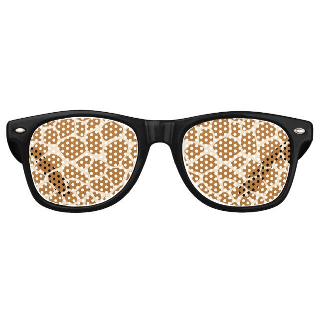 Gafas De Fiesta Retro Giraffe Spots Fiestas Shades (Anverso)