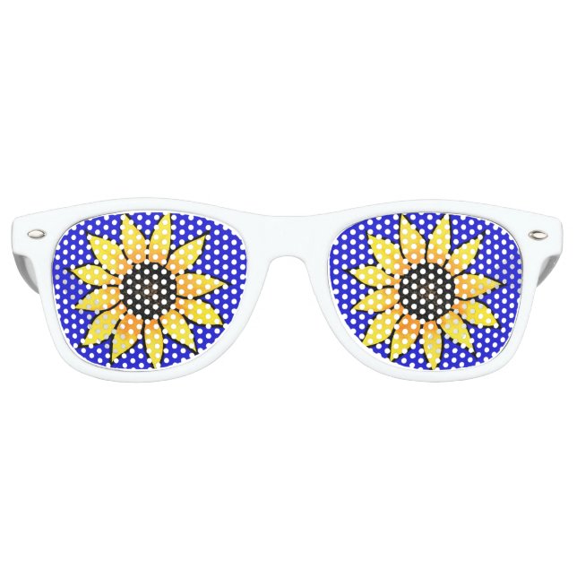 Gafas De Fiesta Retro 'Girasol 3' (Anverso)