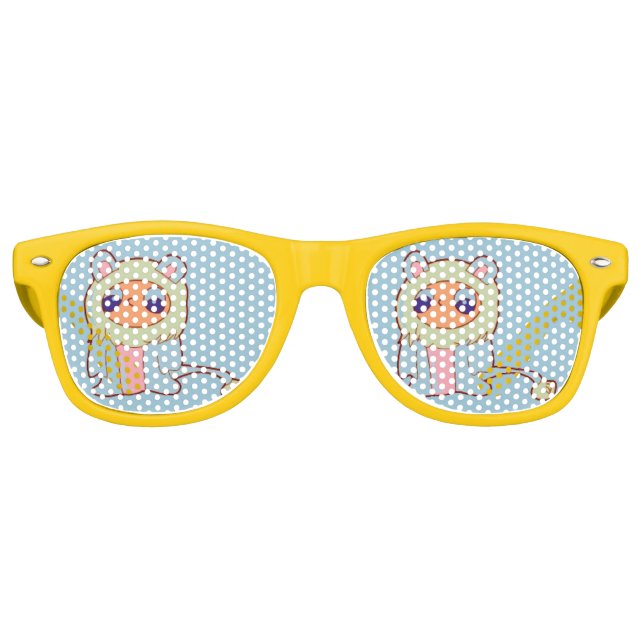 Gafas De Fiesta Retro Girly Gifts Harajuku estilo Chica (Anverso)