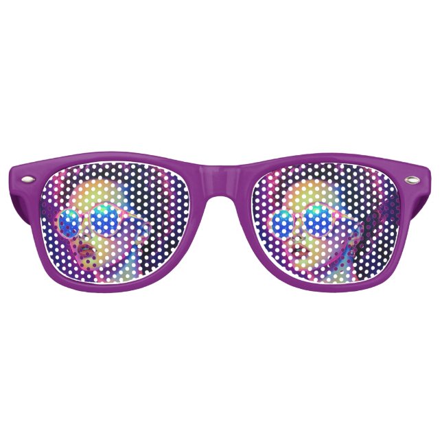 Gafas De Fiesta Retro Glamour Neon Galaxy (Anverso)