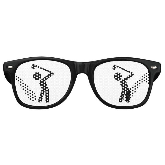 GAFAS DE FIESTA RETRO GOLF GOLFER FUNNY FIESTA SUNGLASSES (Anverso)