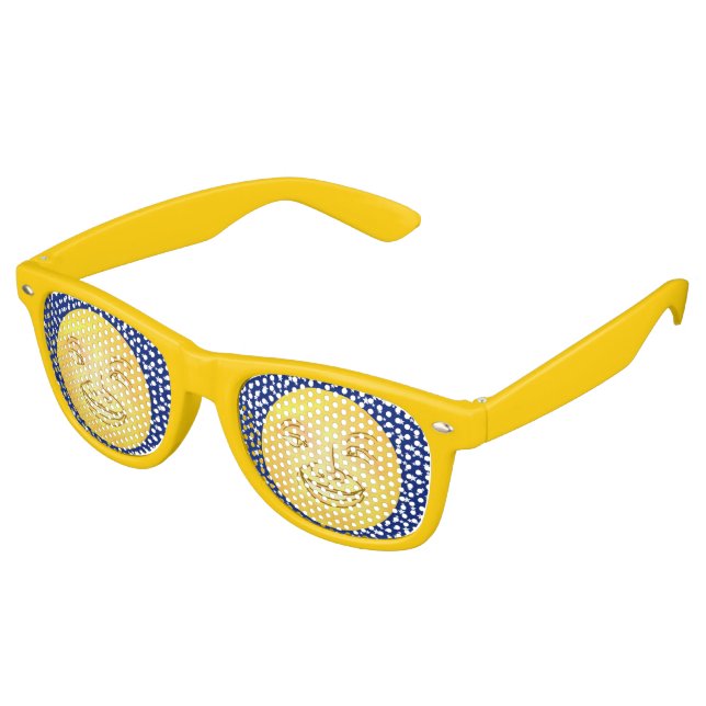 Gafas De Fiesta Retro Graciosa cosecha del espacio exterior de Moon Man (Ángulo)