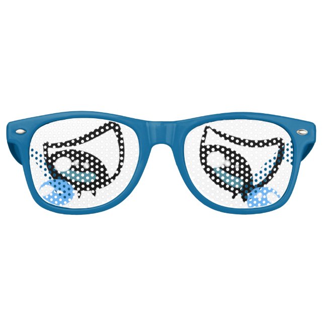 Gafas De Fiesta Retro Gracioso Carton Triste Tearing Eyes (Anverso)
